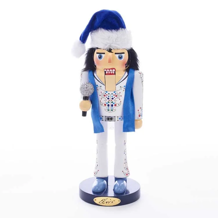 11" Elvis King of Spades Nutcracker