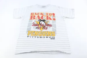 1992 Pittsburgh Penguins Back to Back Stanley Cup Champions T-Shirt