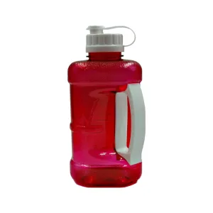 1L Gym Sports Water Bottle PET Plastic