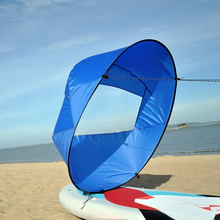 42 Inch Kayak Sail Downwind Paddle Board Sail(Blue)