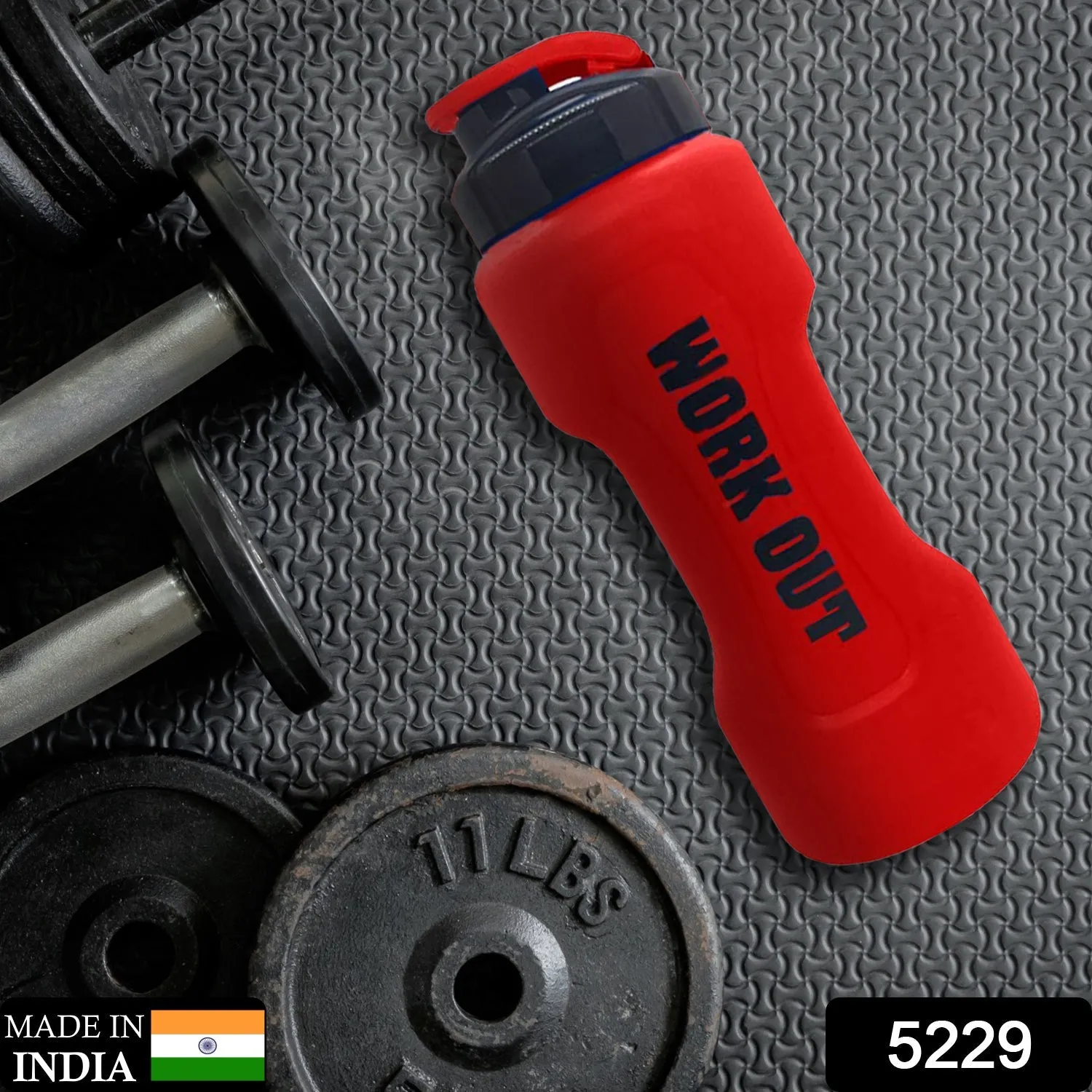 5229 Shaker Plastic Water Bottle for Gym I Shaker Bottle I Sipper Bottle I Gym Bottle I Gym Sipper Bottle I Gym Water Bottle