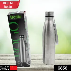 6856 Water Bottle for Office , Stainless Steel Water Bottles, BPA Free, Leakproof, Portable For office/Gym/School 1000 ML