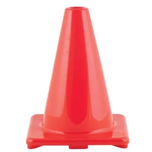 9 Inch High Visibility Flexible Vinyl Cone Orange