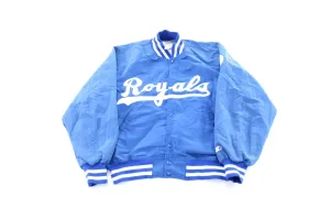 90's Kansas City Royals Embroidered Starter Jacket