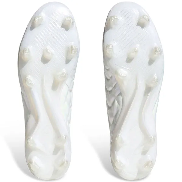 adidas Copa Pure.1 FG Soccer Cleats (Pearlized White/Metallic)