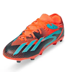 Adidas Jr. X Speedportal Messi.3 Firm Ground Soccer Cleats (Team Solar Orange/Mint Rush)