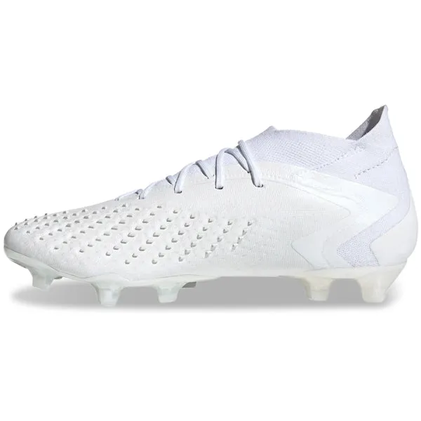 adidas Predator Accuracy.1 Firm Ground Soccer Cleats (Core White)