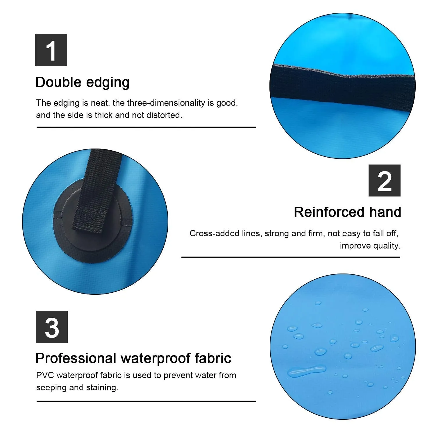 AINAAN Multifunctional Collapsible Portable Travel Outdoor Wash Basin Folding Bucket Water Storage Bag for Camping Hiking Travel Fishing Caravan Washing (Blue