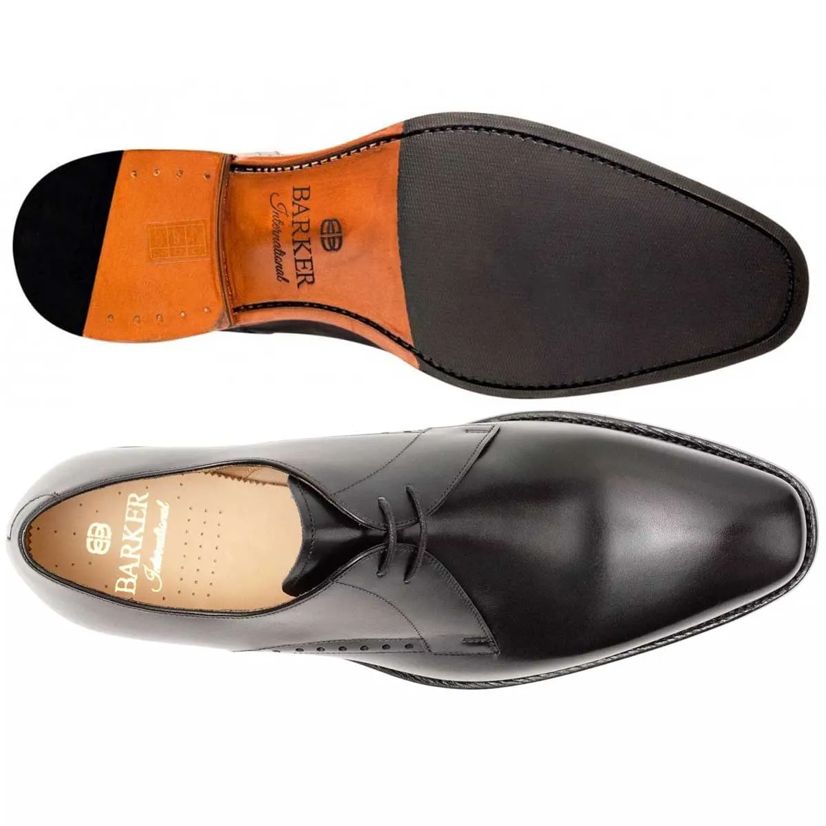 BARKER Oscar Shoes - Mens - Black Calf