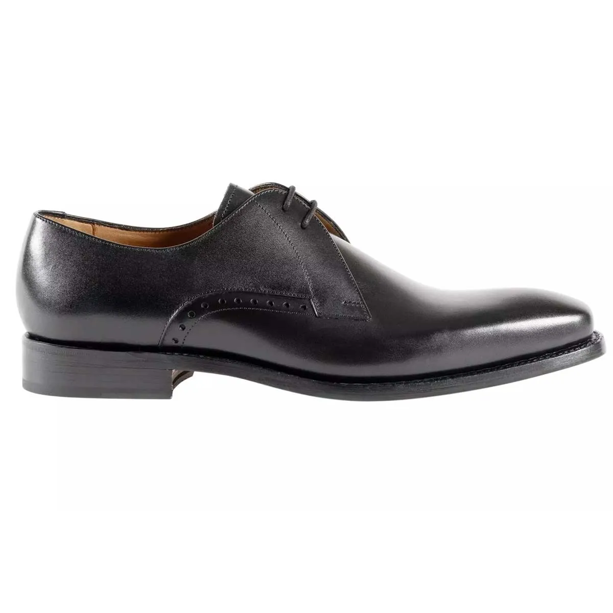 BARKER Oscar Shoes - Mens - Black Calf