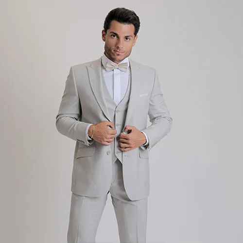 Beige 3 pieces suit