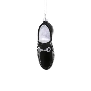 Black Loafer Ornament 4.25"