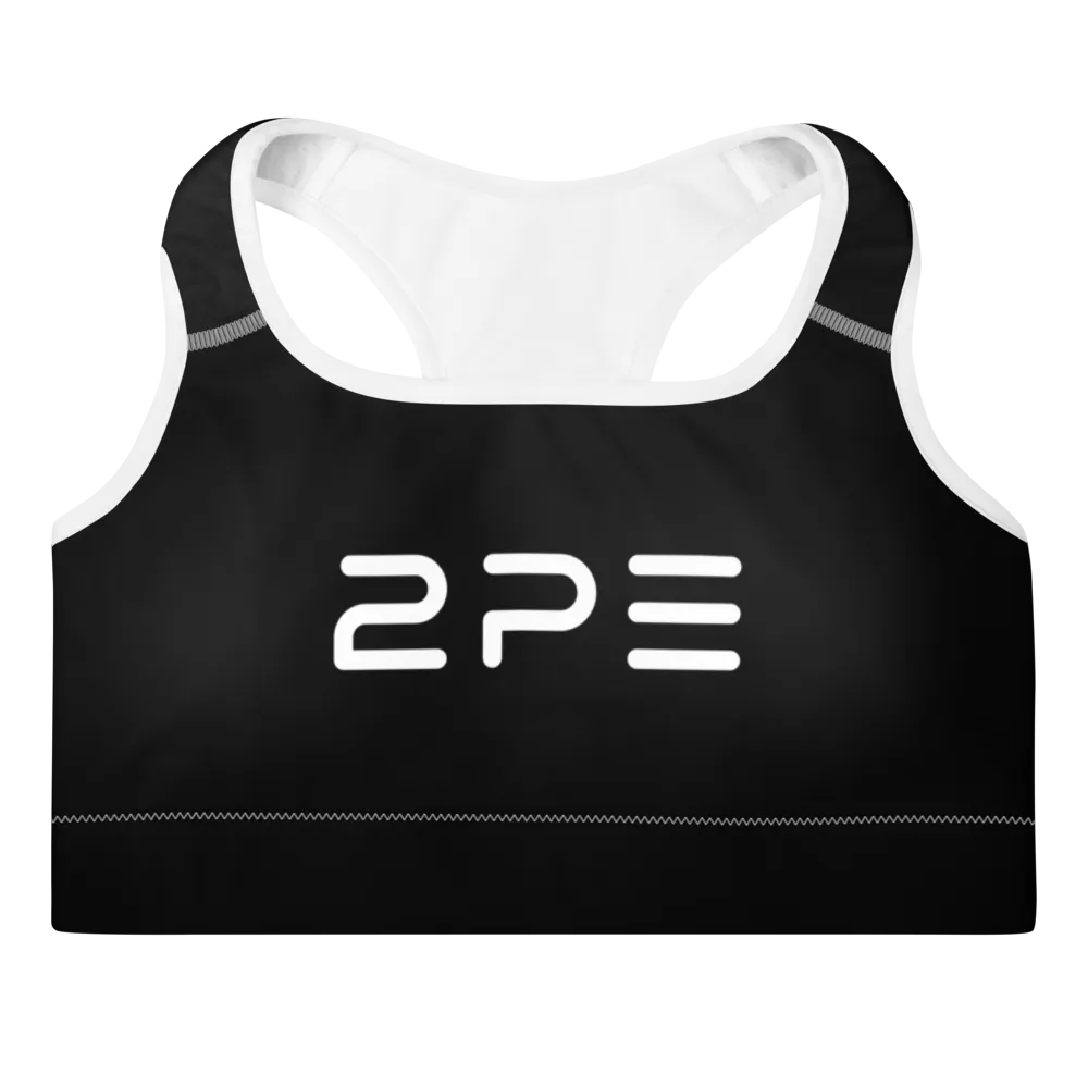 Black Padded Sports Bra