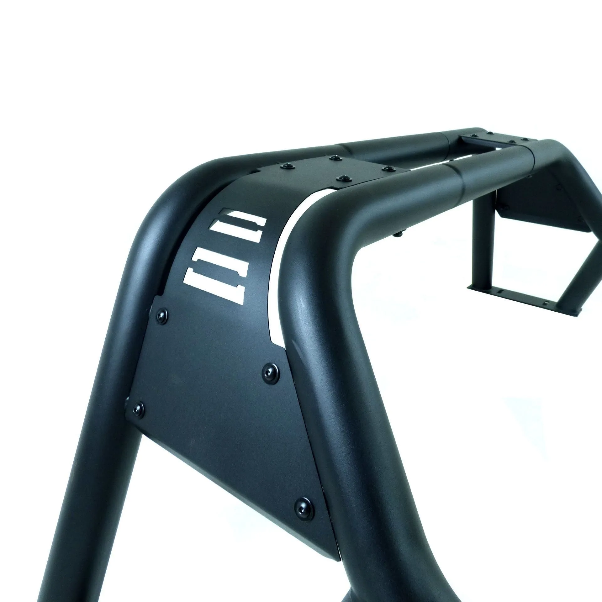 Black Short Arm Roll Sports Bar for the Renault Alaskan