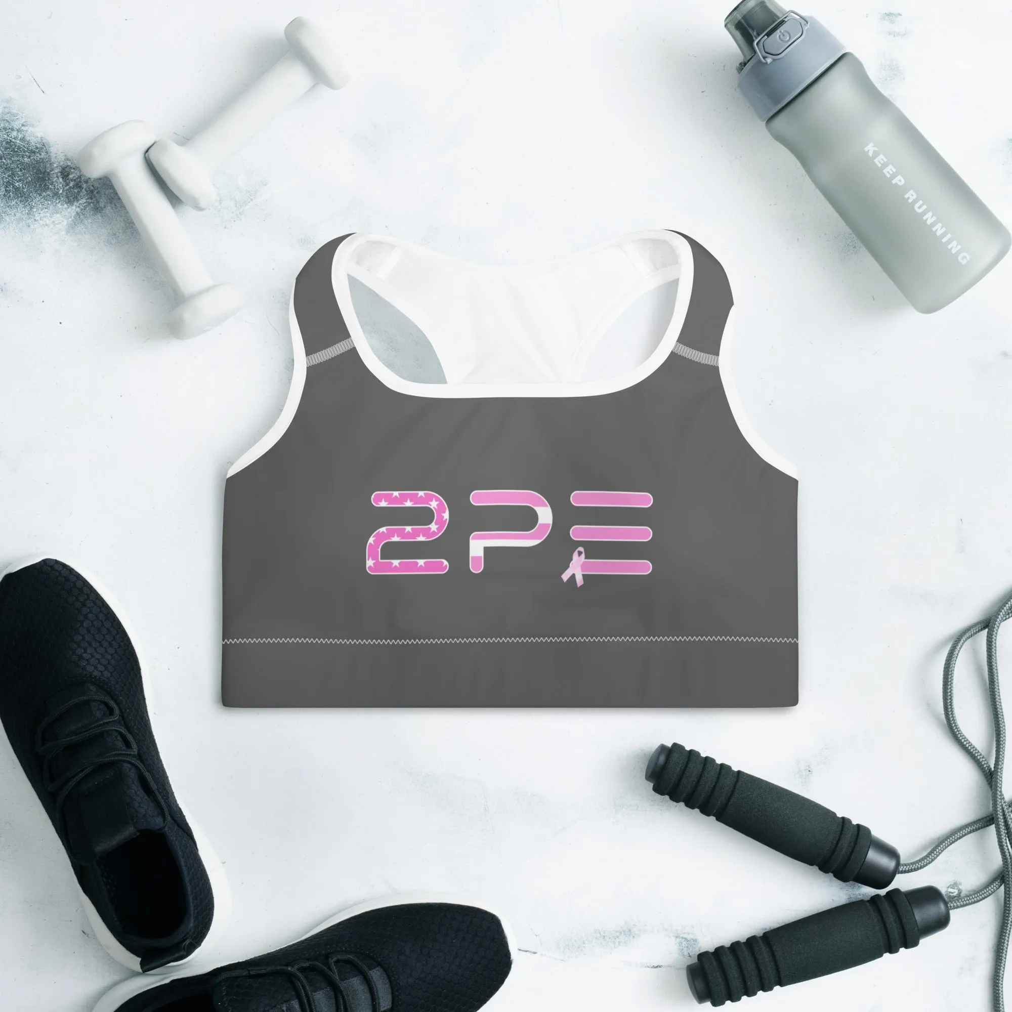 Breast Cancer Awareness Sports Bra