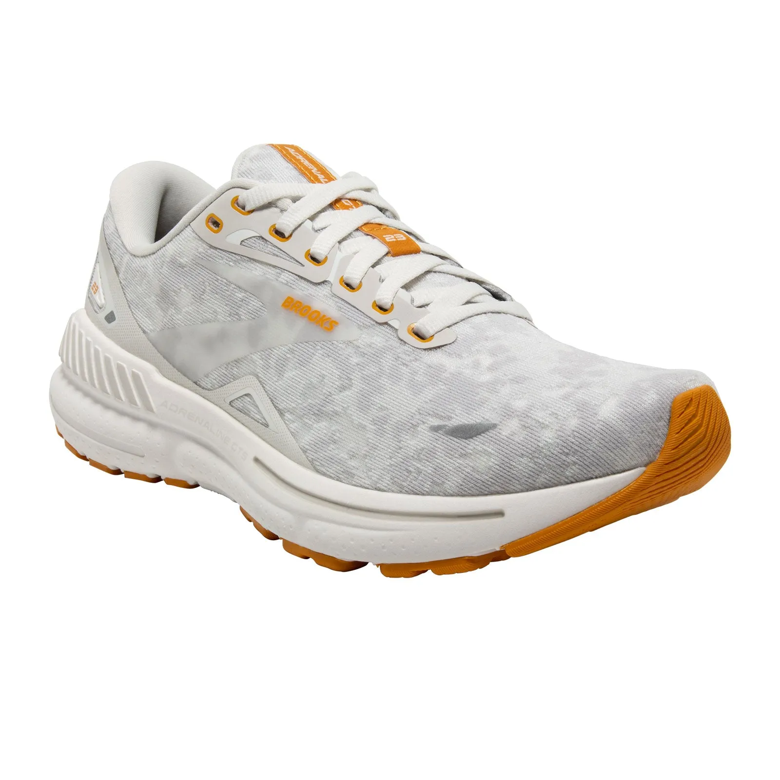 Brooks Adrenaline GTS 23 Camo Running Shoe (Men) - Blanc/Gray/Sunflower