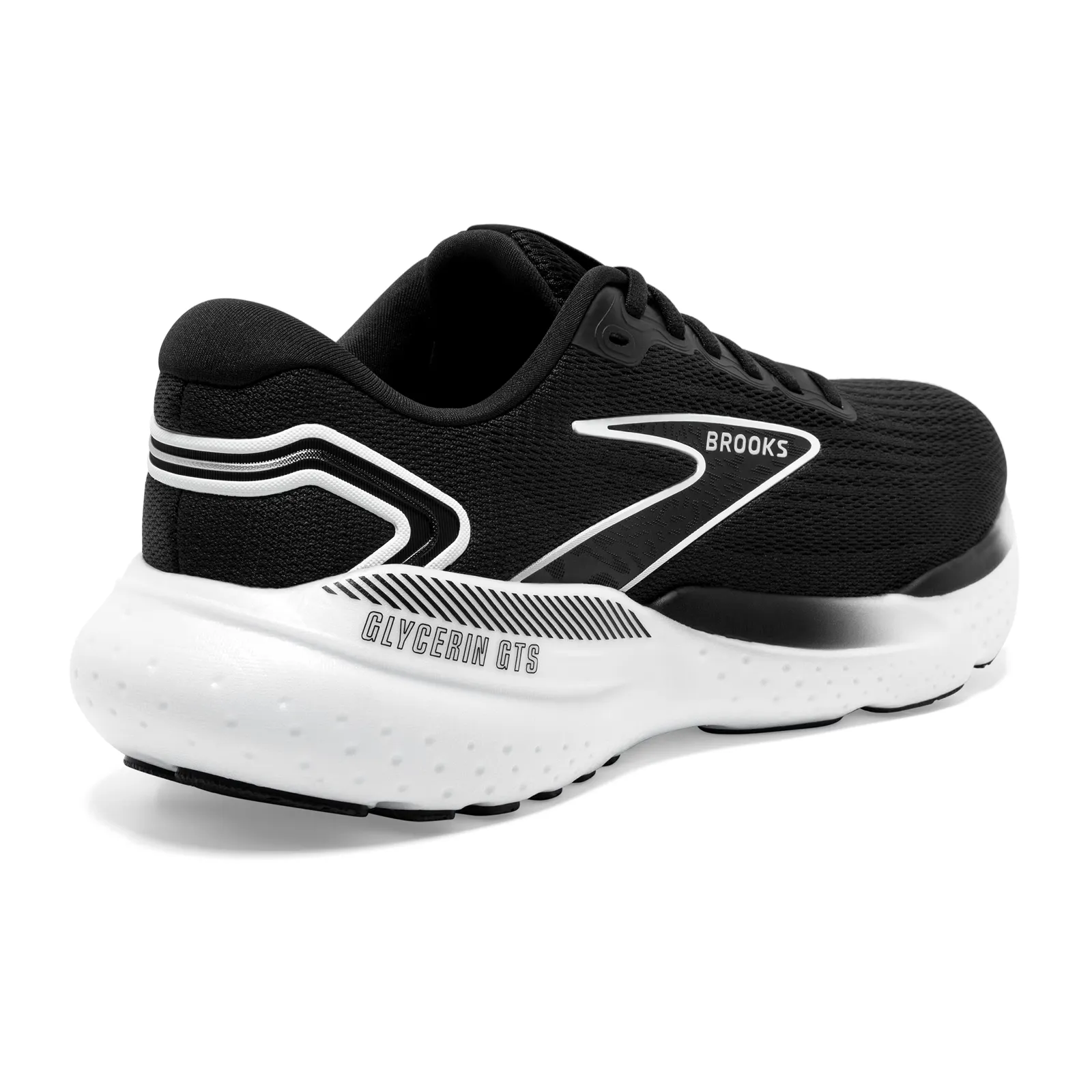 Brooks Glycerin GTS 21 Running Shoe (Men) - Black/Grey/White