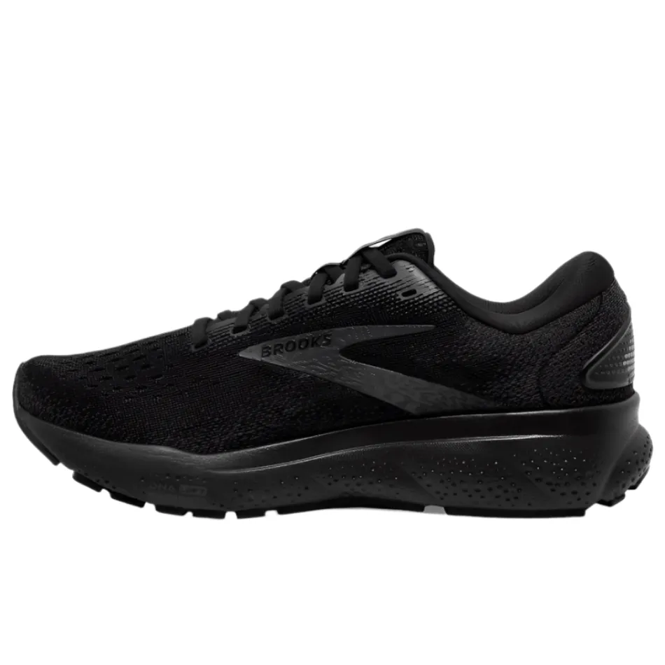 Brooks Women's Ghost 16 Running Shoes AW24 Black/Black/Ebony