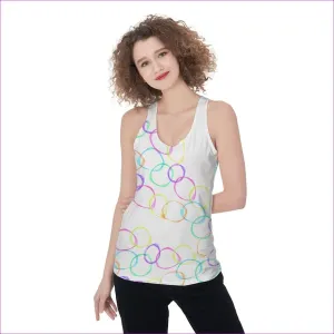 Bubbles Womens Racerback Tank Top