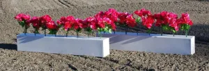 Burlingham Sports Small Flower Boxes Pair