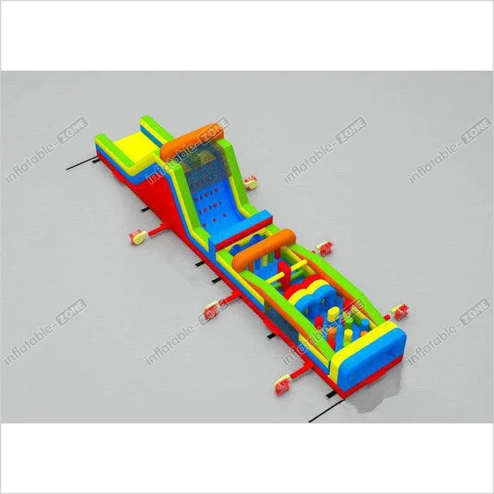 Children Adventuring Inflatable Obstacle Course Bouncer Course Sports Games Customized