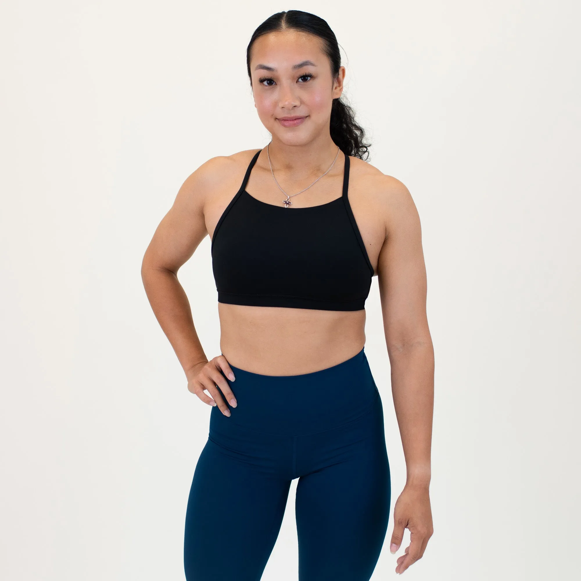 Chloe High Neck Sports Bra - Light Support