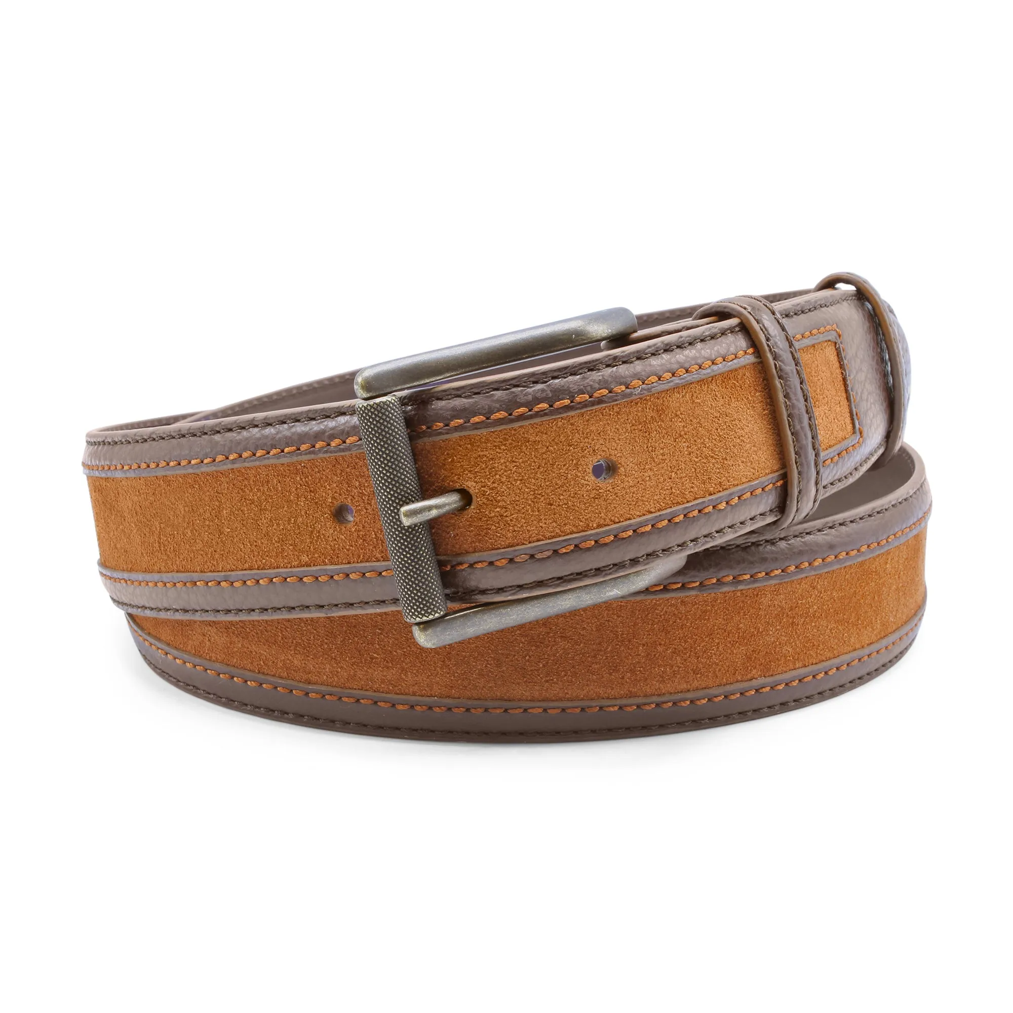 Choc/Tan Mix Coltrane Antique Roller Belt