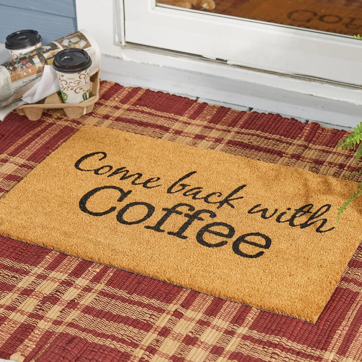 Come Back With Coffee Doormat - Park Designs