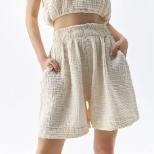 Crinkle Relaxed Shorts