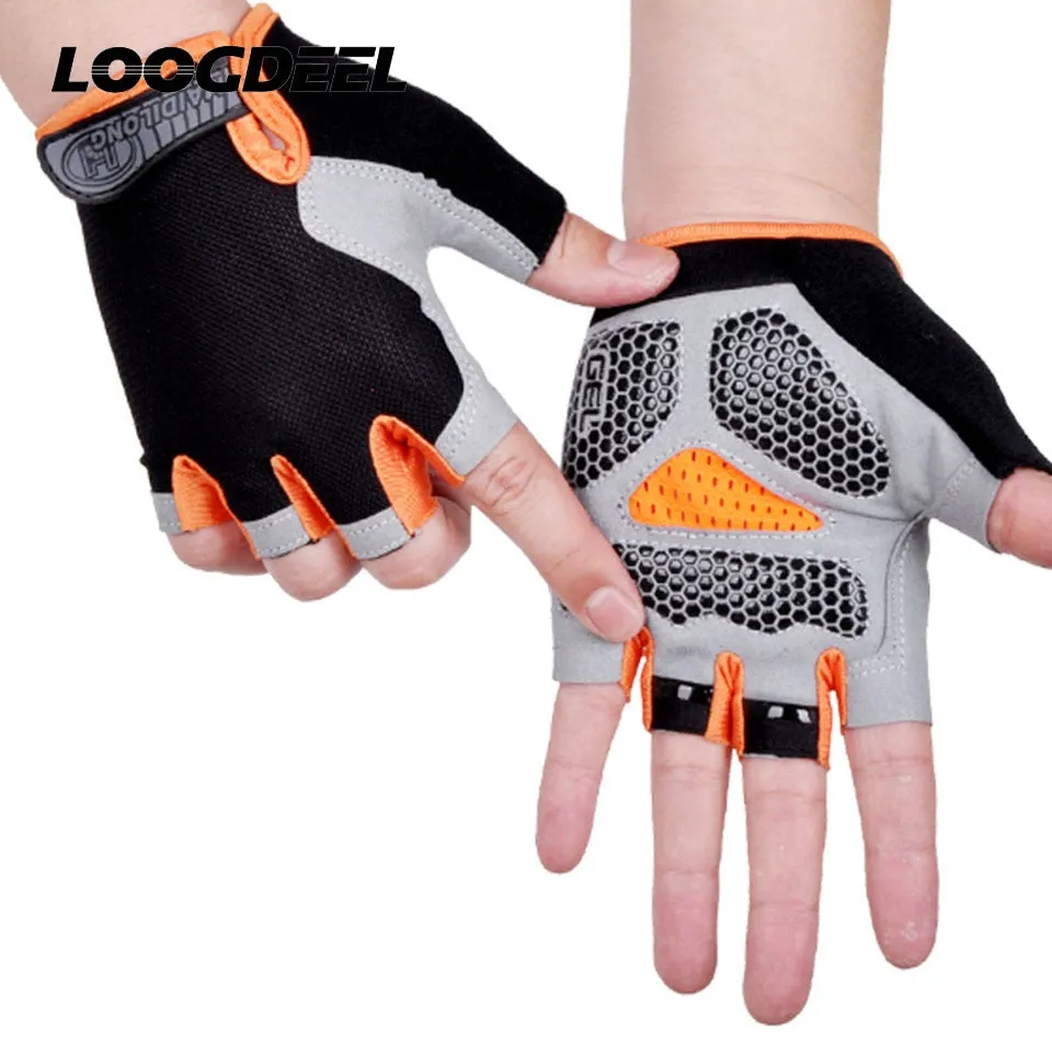 Cycling Anti-slip Anti-sweat Half Finger Gloves