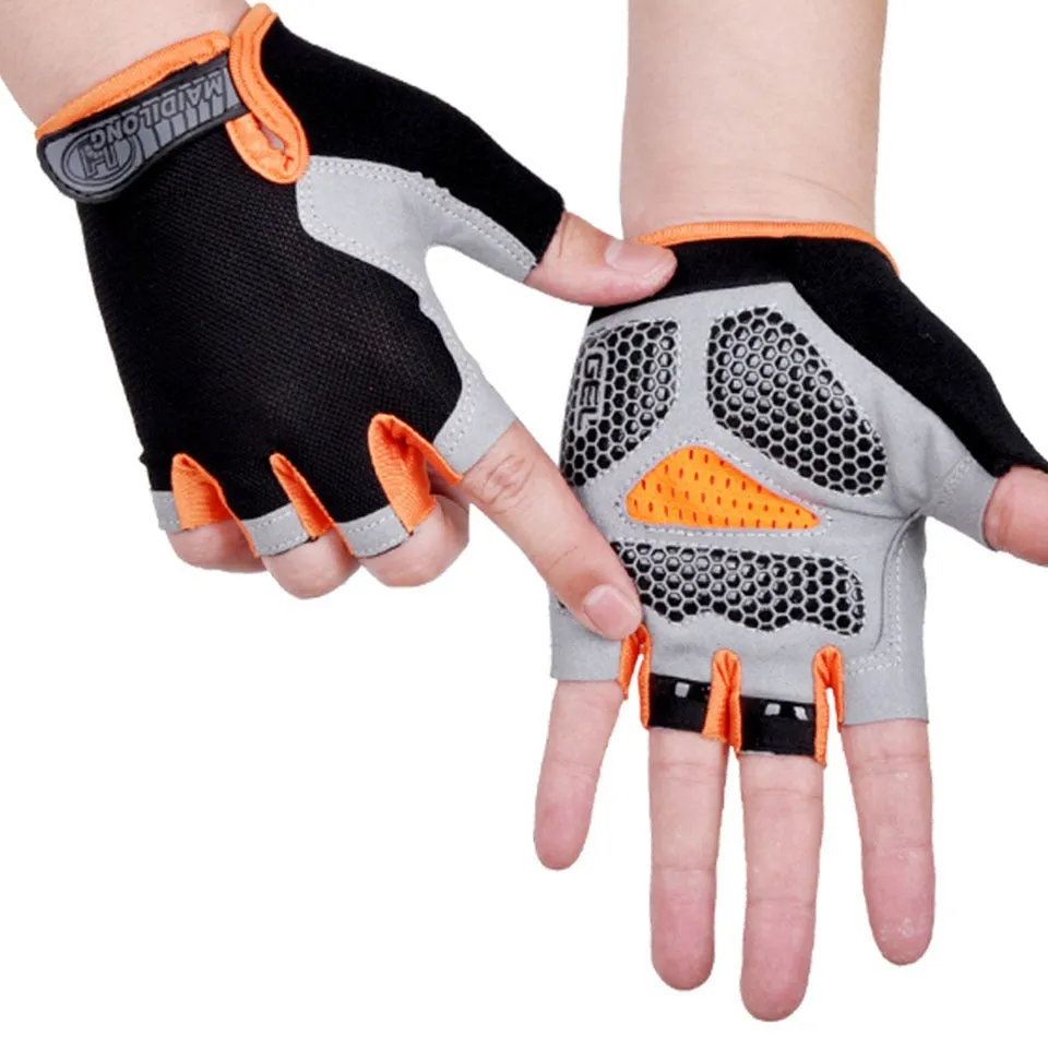 Cycling Anti-slip Anti-sweat Half Finger Gloves