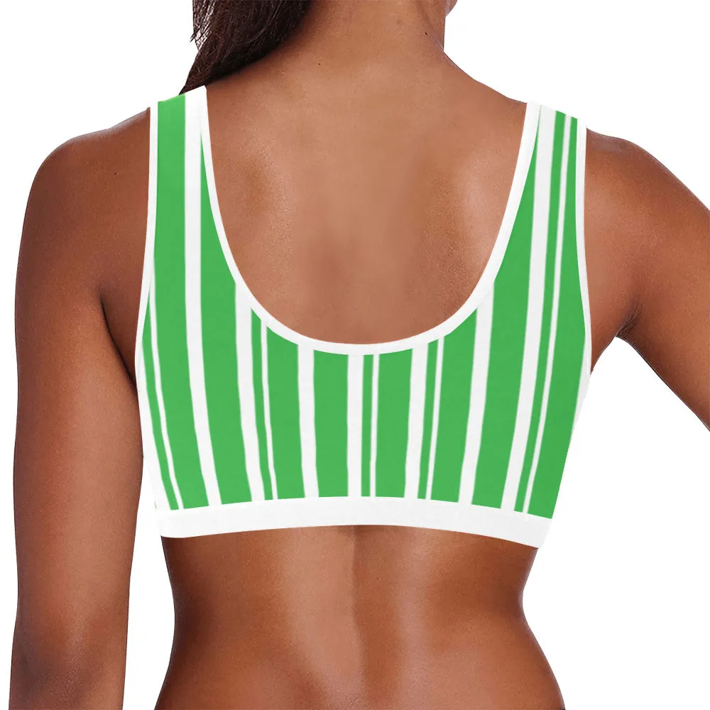 Dapper Dan Green Women's Sports Bra