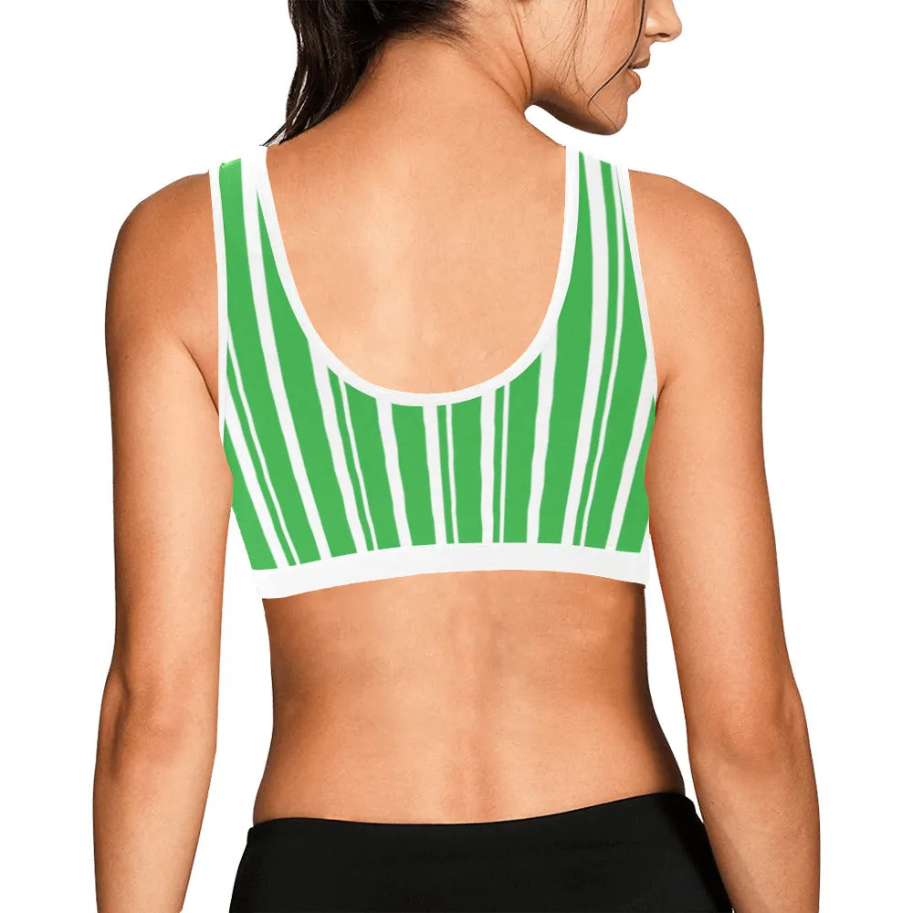 Dapper Dan Green Women's Sports Bra