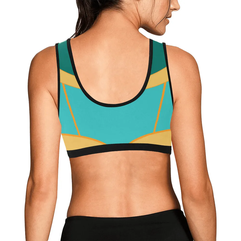 Disney Aladdin Jasmine Women's Sports Bra