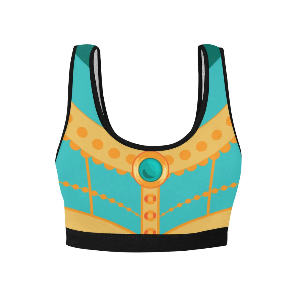 Disney Aladdin Jasmine Women's Sports Bra