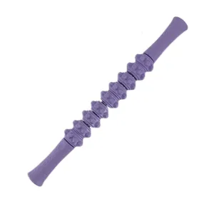 Dual-Purpose Spring Arm Force Massage Stick Muscle Relaxation Roller(Light Purple)