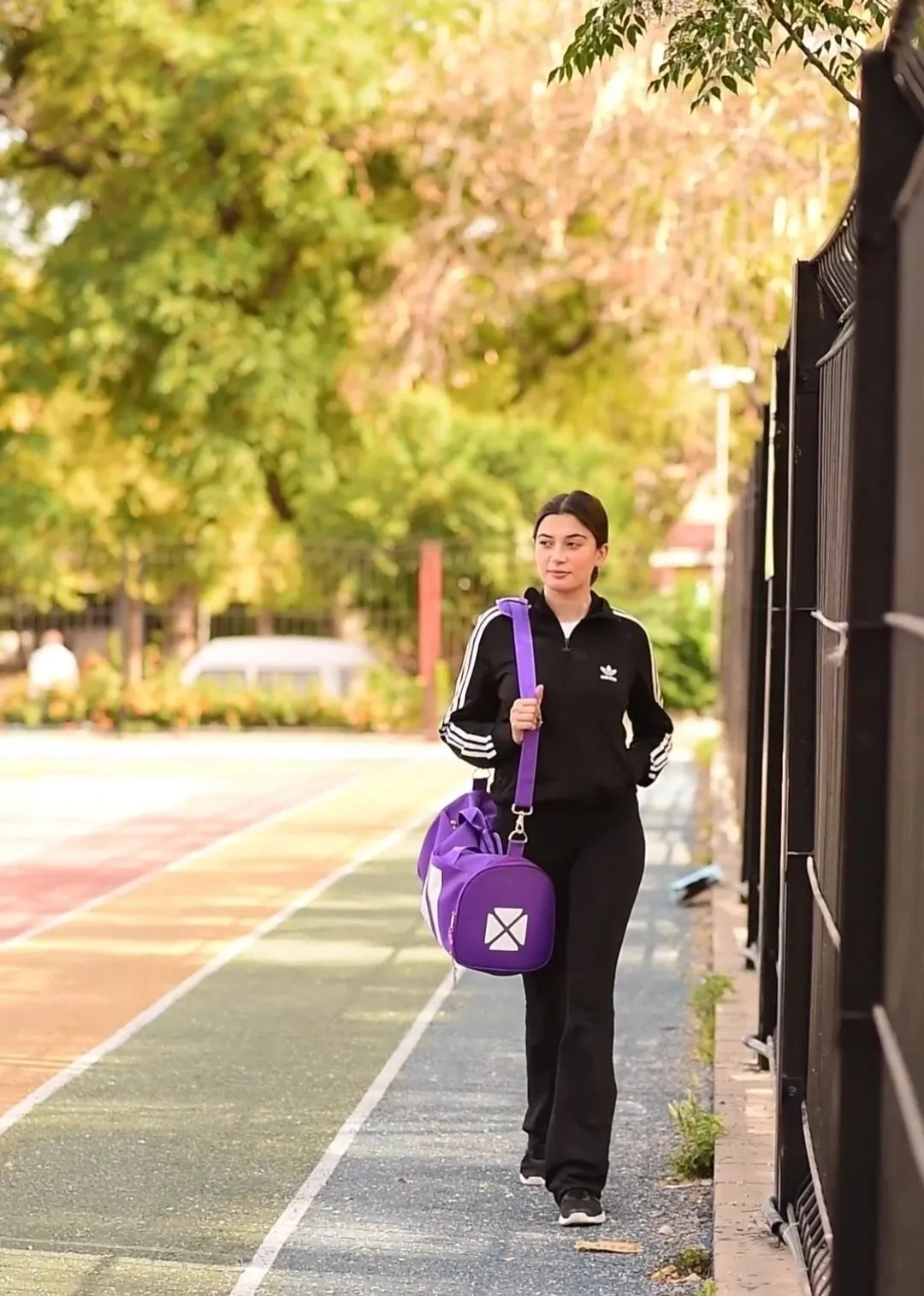 DUFFEL BAG PURPLE