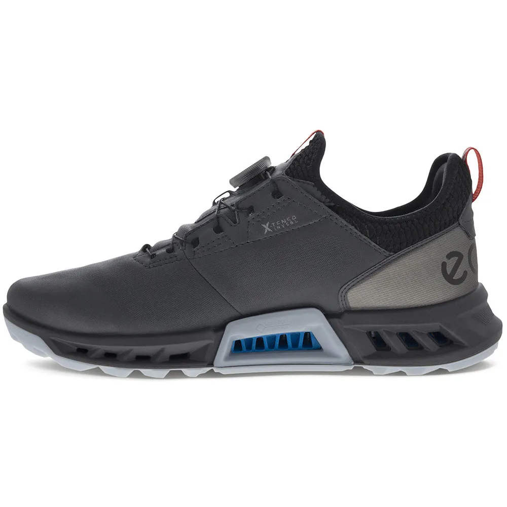 ECCO Biom C4 BOA Waterproof Spikeless Shoes - Magnet Black