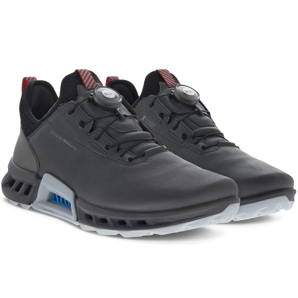 ECCO Biom C4 BOA Waterproof Spikeless Shoes - Magnet Black