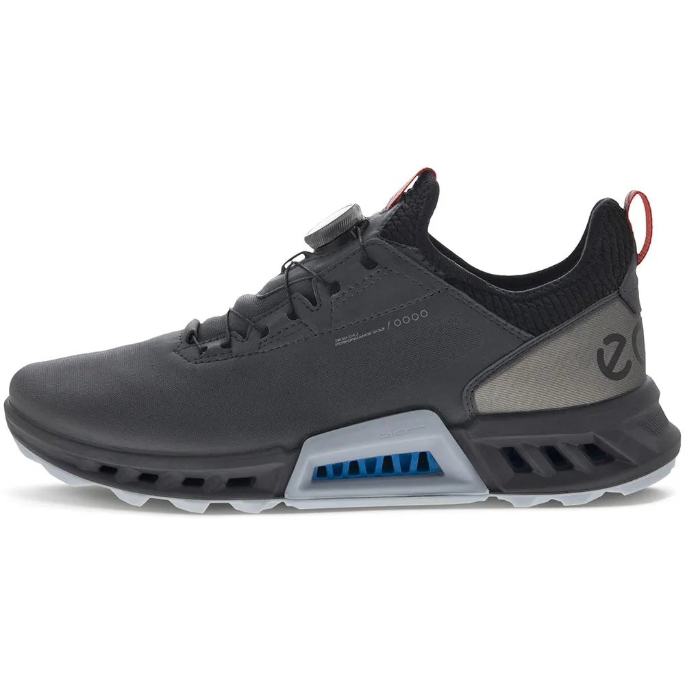 ECCO Biom C4 BOA Waterproof Spikeless Shoes - Magnet Black