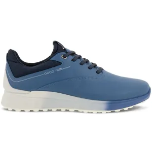 ECCO S-Three Gore-Tex Spikeless Waterproof Shoes - Retro Blue/White/Marine