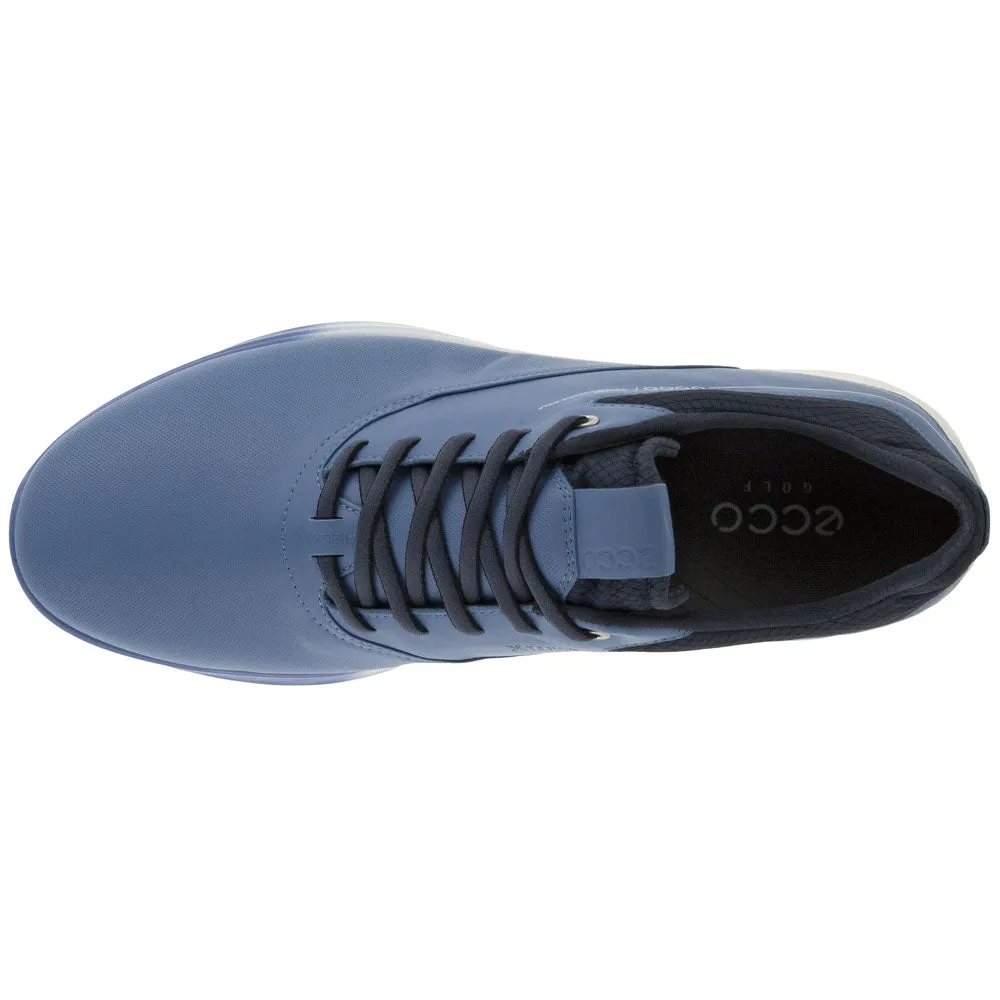 ECCO S-Three Gore-Tex Spikeless Waterproof Shoes - Retro Blue/White/Marine