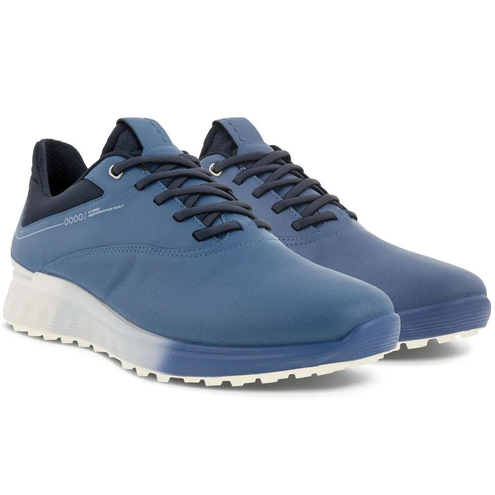 ECCO S-Three Gore-Tex Spikeless Waterproof Shoes - Retro Blue/White/Marine