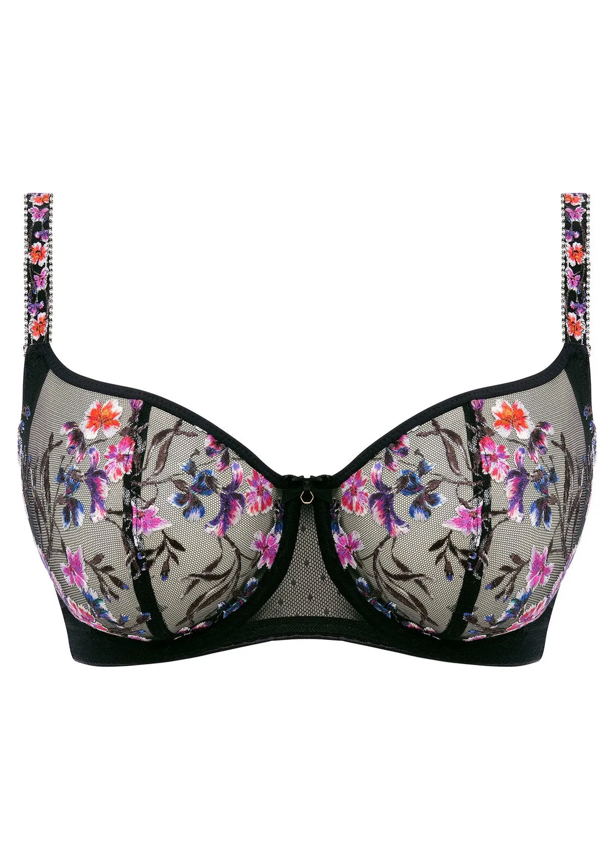 Fantasie Aurelia Black Underwired Balconette Bra in Black