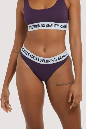 Felicity Hayward Self Love Purple Brief