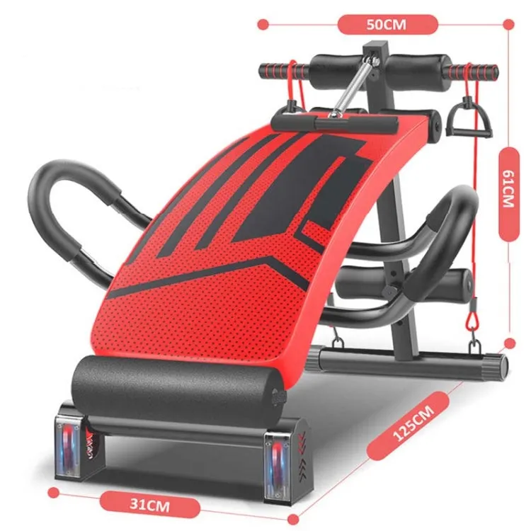 Foldable Sit-up Board For Household Multifunctional Abdomen, Specification: 177P-X5 Black Exclusive Type