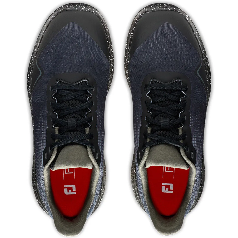 FootJoy Ltd Edition Galaxy Flex Spikeless Shoes - Black/Charcoal/Red