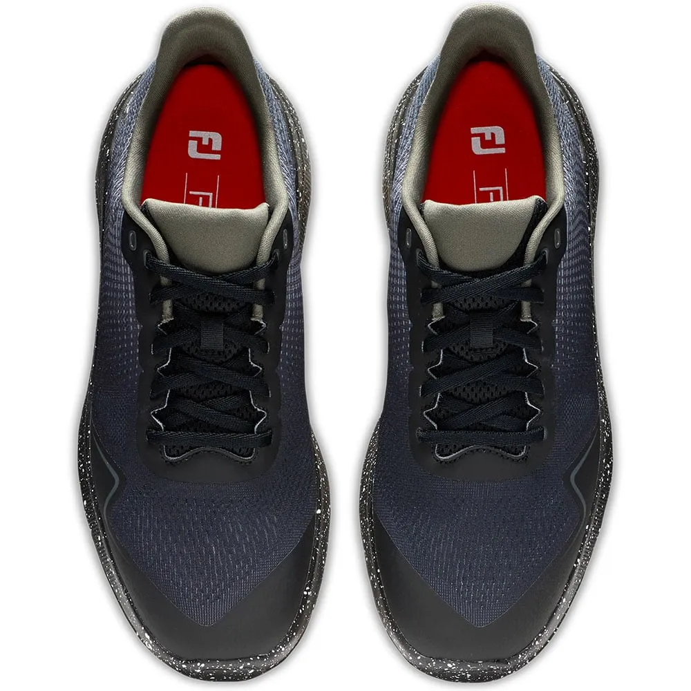 FootJoy Ltd Edition Galaxy Flex Spikeless Shoes - Black/Charcoal/Red