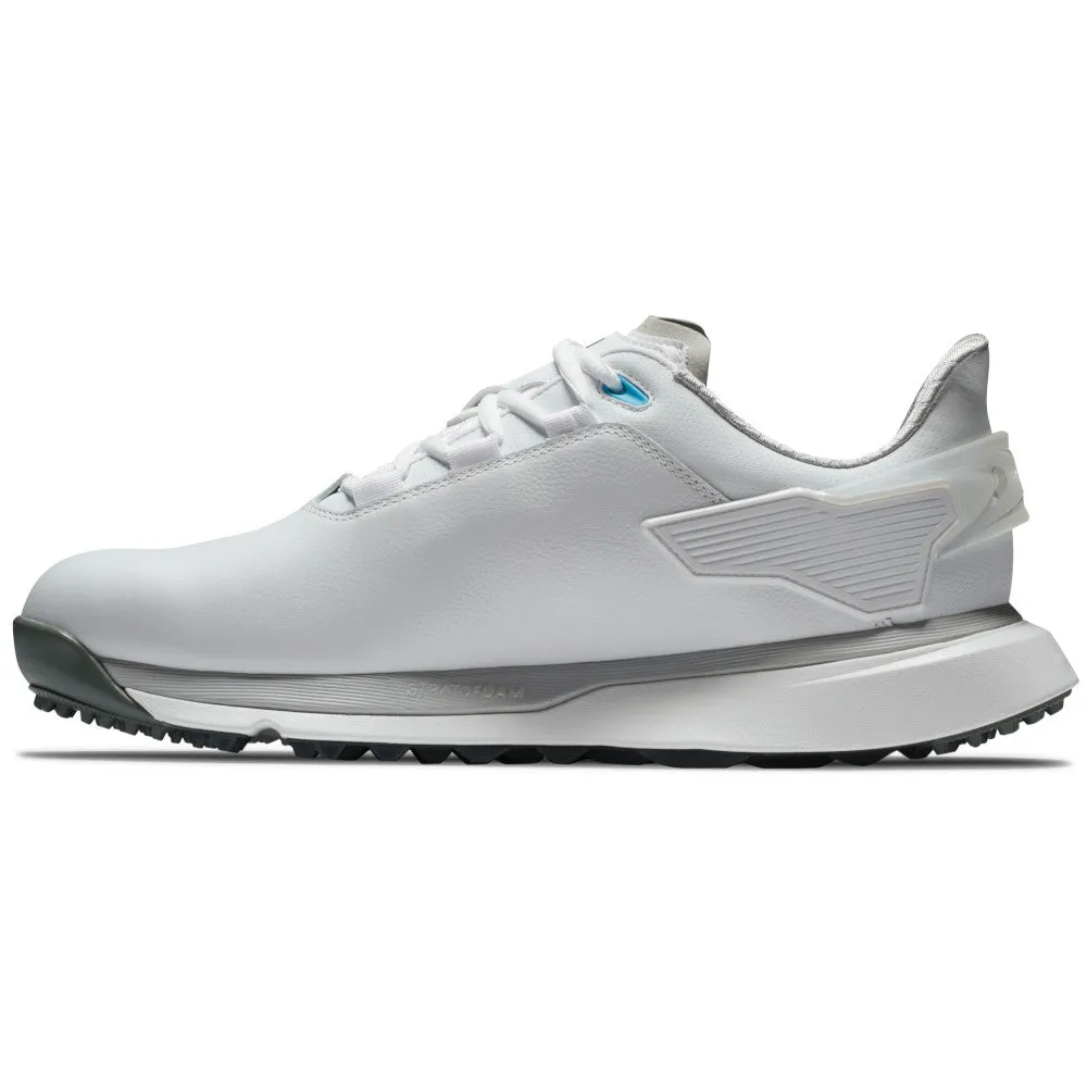 FootJoy Pro SLX Spikeless Waterproof Shoes - White/White/Grey