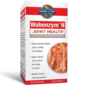 Garden of Life Wobenzym N Joint Supplement 100 Tablets